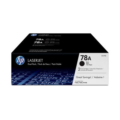 7. HP 78A CE278AD Toner, Schwarz, Doppelpackung