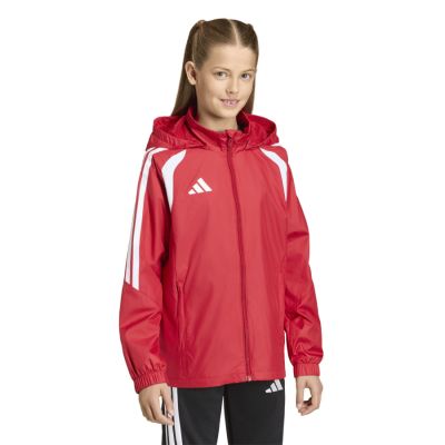 4. adidas Tiro 26 League Windbreaker rote Kinderjacke JY9724