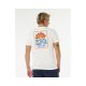 2. RIP CURL Pacific Rinse Sunrise T-Shirt Herren Weiß
