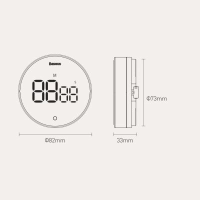 20. Baseus Heyo Pro Drehtimer elektronischer Timer grau (FMDS000013)
