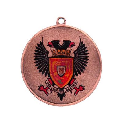9. Metallmedaille mit LuxorJet-Farbdruck
