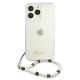 3. Guess GUHCP13LKPSWH iPhone 13 Pro / 13 6.1" Transparentes Hardcase White Pearl