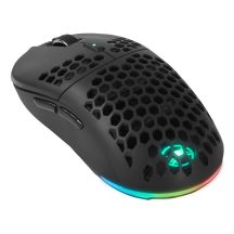 GAMIAC PX71 Gaming-Maus, beidhändig bedienbar, kabellos (RF) + USB Typ-A, optisch, 16000 DPI