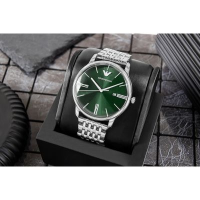 5. Emporio Armani Minimalist Herrenuhr AR80087SET + Box