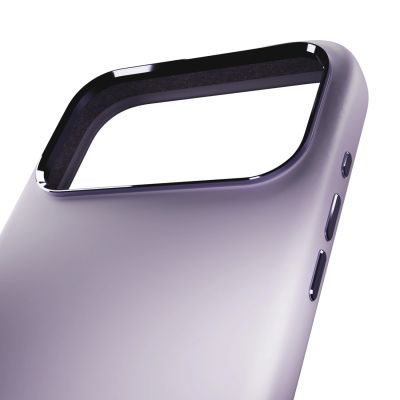 7. Puro Icon Mag Pro Flüssigsilikonhülle für iPhone 17 Pro Max, MagSafe-kompatibel, mit Kameraschutz und Aluminiumknöpfen – Pink
