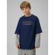 3. Lockeres Langarmshirt mit Aufdruck für Jungen 4F 4FJRSS26TLONM631-31S