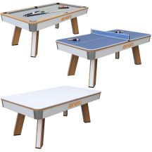 3-in-1 Multifunktionstisch: Billardtisch, Tennistisch, Esstisch, Universal, 213,4 x 111,8 x 81,2 cm, ENERO