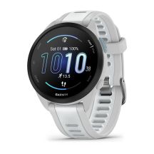 Garmin Forerunner 165 Music AMOLED 43mm Mist Grey Whitestone Sportuhr