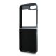 7. DKNY Checkered Pattern Printed Stripes Hülle für Samsung Galaxy Z Flip 6 – Schwarz