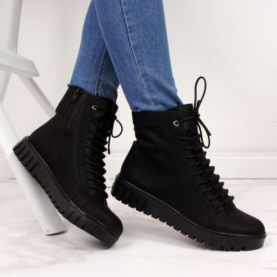 7. Rieker W R279B isolierte Stiefeletten, schwarz
