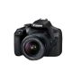 2. Canon EOS 2000D BK 18-55 IS II EU26 SLR-Kamera-Kit (24,1 MP CMOS, 6000 x 4000 px, Schwarz)