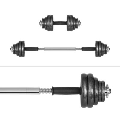 10. REBEL ACTIVE VERSTELLBARE HANTELN IM KOFFER MIT HANTELSTANGE, SET 30 KG