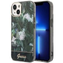 Guess GUHCP14MHGJGHA iPhone 14 Plus 6,7" grün/grüne Hardcase Jungle Collection