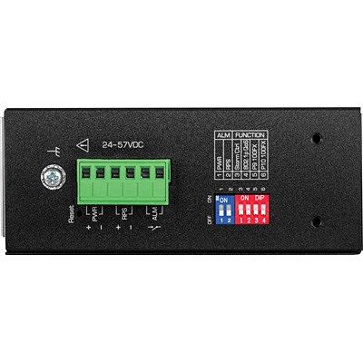 3. TRENDnet Switch 10-Port Industrie-Gbit PoE+ L2 Metall IP30