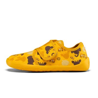 Affenzahn Barfuß-Slipper Baumwoll-Mokassins Tiger (01398-10009)