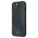 2. Mercedes Leder-Perforated-Area-Case für iPhone 13 mini – Marineblau