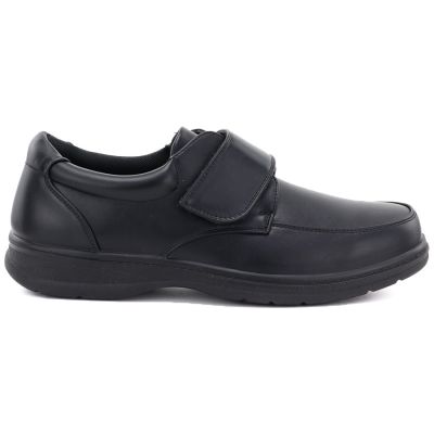 2. Schwarze Herrenschuhe mit Klettverschluss Vanhorn Z26-TO90404