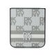 5. DKNY Checkered Pattern Printed Stripes Hülle für Samsung Galxy Z Flip 6 – Beige