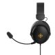2. Deltaco Gaming GAM-190 Kopfhörer/Headset mit Kabel und Kopfbügel, Schwarz