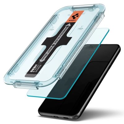 2. Spigen Glas.tR EZ Fit gehärtetes Glas für Samsung Galaxy S22 - 2 Stk.