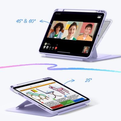 3. ESR Flip Hybrid Case für iPad 10,9" 2020-2022 (4./5. Gen.) / 11" 2024-2025 (6./7. Gen.) - Lila