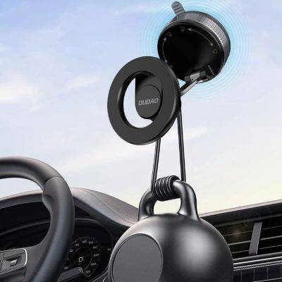 5. Dudao F24X MagSafe-kompatible Autohalterung mit Saugnapf – Schwarz