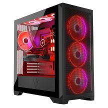 MODECOM VOLCANO EXPANSE S APEX ARGB MIDI SCHWARZES GEHÄUSE