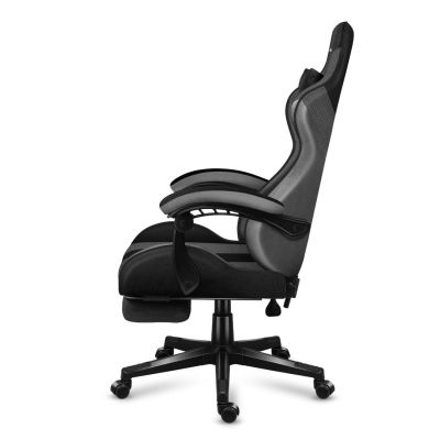 22. Huzaro Force 4.7 Gaming-Stuhl aus grauem Netzgewebe