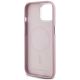 7. Karl Lagerfeld FW Metal Plate MagSafe iPhone 15 Hülle - Rosa