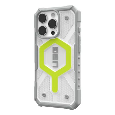 4. UAG Pathfinder Clear MagSafe Schutzhülle für iPhone 16 Pro (Active Neon)