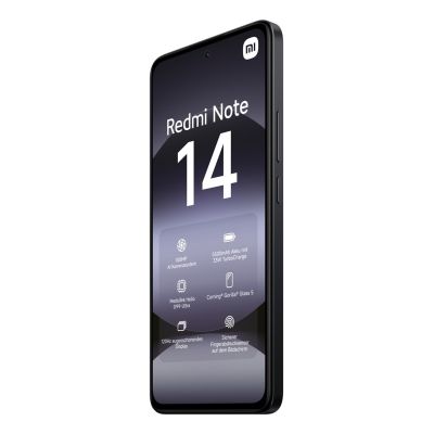 13. Xiaomi Redmi Note 14 6/128GB Midnight Black Smartphone