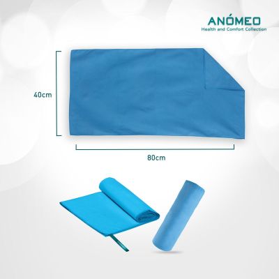 5. SCHNELLTROCKNENDES HANDTUCH QUICK GRY 80 x 40 CM ANOMEO