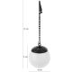 28. Solarlampe, Kugelhalterung aus Kunststoff mit Clip, 10 x 30 cm