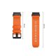 3. Tech-Protect Nylon Classic Armband für Garmin Fenix ​​5X / 5X Plus / 6X / 6X Pro / 7X / 8 / 8 Pro / 9 / 9 Pro (47 mm) - Orange