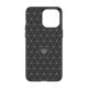 3. Flexible Carbon-Musterhülle für iPhone 15 Pro Carbon Case – Blau