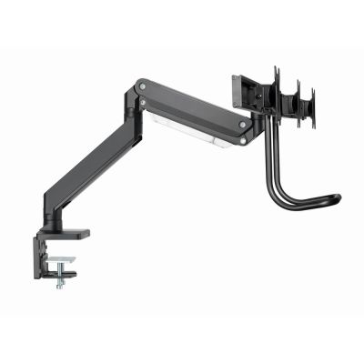 4. GEMBIRD Verstellbarer Schreibtischarm/Halterung für 3 Monitore 17-27 Zoll, VESA 100x100 mm, bis zu 6 kg