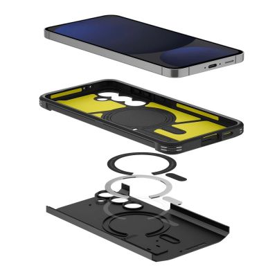 5. Spigen Tough Armor MagSafe Hülle für Samsung Galaxy S24 FE – Schwarz