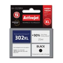 Activejet AH-302BRX Tinte (ersetzt HP 302XL F6U68AE; Premium; 20 ml; Schwarz)