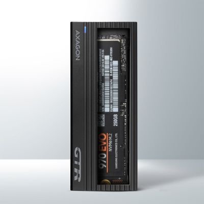 2. Axagon EM2-GTR SSD-Gehäuse Schwarz M.2