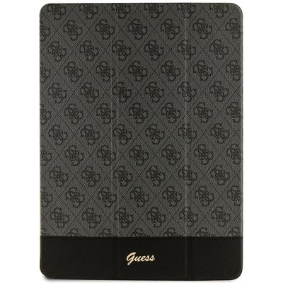 Guess 4G Stripe Allover Hülle für iPad Pro 12,9" - Schwarz