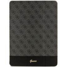 Guess 4G Stripe Allover Hülle für iPad Pro 12,9" - Schwarz