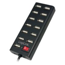 LogiLink UA0126 USB 2.0 Hubs und Konzentratoren 480 Mbit/s Schwarz