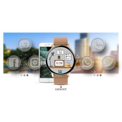 15. GIEWONT Damen-Smartwatch GW330-1 in Roségold