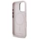7. Karl Lagerfeld Silikon Shadow Metal Initial MagSafe Hülle für iPhone 16 – Rosa