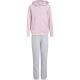 Adidas Essentials Kinder-Trainingsanzug Rosa und Grau KR6711