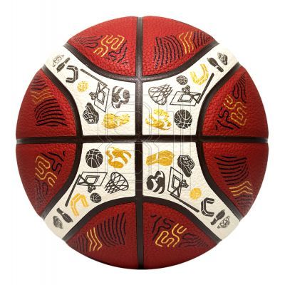 2. Molten Eurobaset 2025 Replika-Basketball B7G3800-E5Z