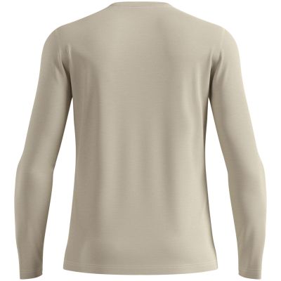 3. Odlo BL TOP Rundhals-Langarmshirt aus Merinowolle, 160 g, kurzärmelig, Thermounterwäsche, Größe M, Dunkelgrau