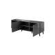 2. ABETO TV-Schrank 150x42x52 Graphit/Glanzgraphit
