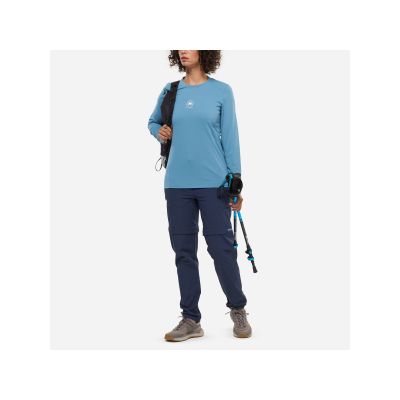 2. MILLET Seneca T-Shirt für Damen, Ts Ls Uv W, blau
