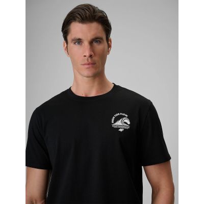 3. Lässiges Herren-T-Shirt mit Aufdruck 4F 4FRSS26TTSHM4296-20S